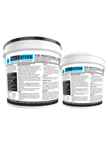 Moi-Stick Moisture Barrier 10L (Part A 5lt & B 5lt) - Bucket (2 per unit)