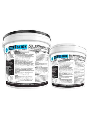 Moi-Stick Moisture Barrier 4L (Part A 2lt & B 2lt) - Bucket (2 per unit)